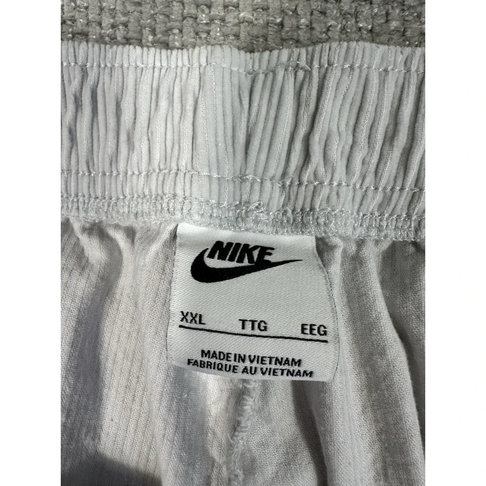 Nike Air Joggers Womens 2XL Platinum High Waisted Corduroy Fleece Pants - Picture 6 of 12